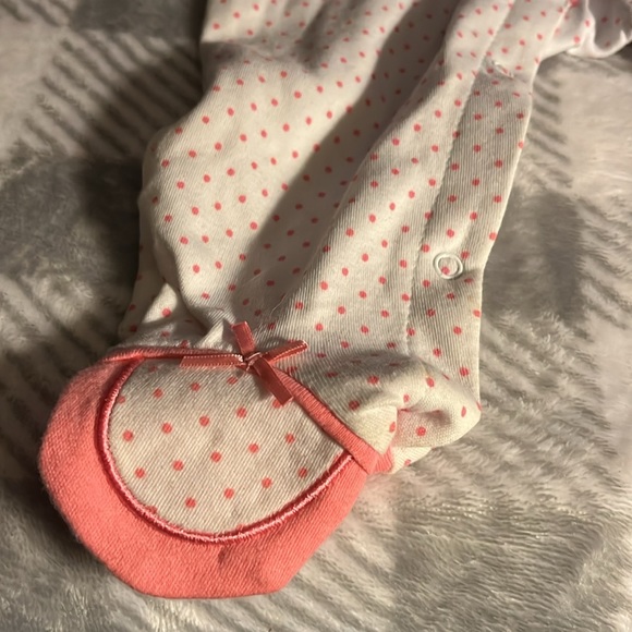 NWT Little Me My First Easter Baby 6M One Piece w/headband - Picture 5 of 6